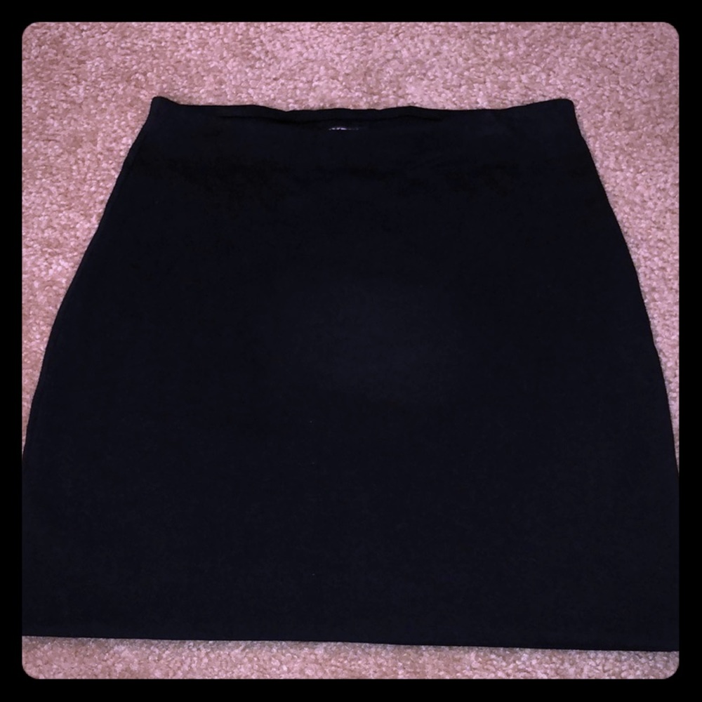 XS express black cotton skirt
